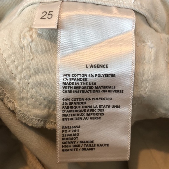 L’AGENCE Margot Jeans NWT - Picture 10 of 10
